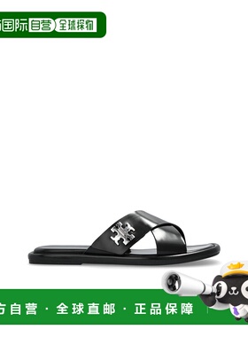 香港直邮TORY BURCH 女士拖鞋 1706110006 SS2025 黑色 Slides T-