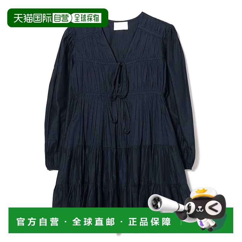 1h可退 日本直邮Merlette 女士V领层叠连衣裙 LASSE 轻盈舒适 优