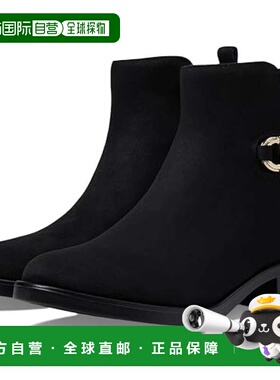 自营Tommy Hilfiger Imiera Boots Women's Black Almond Toe Ank