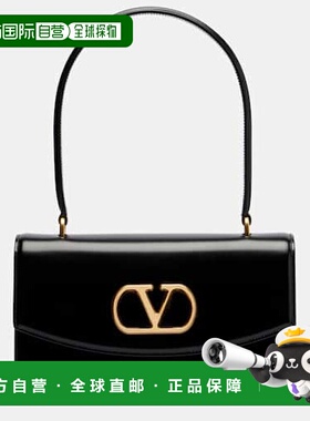 1h可退 香港直邮Valentino 华伦天奴 女士 Vain VLogo 小号皮革肩