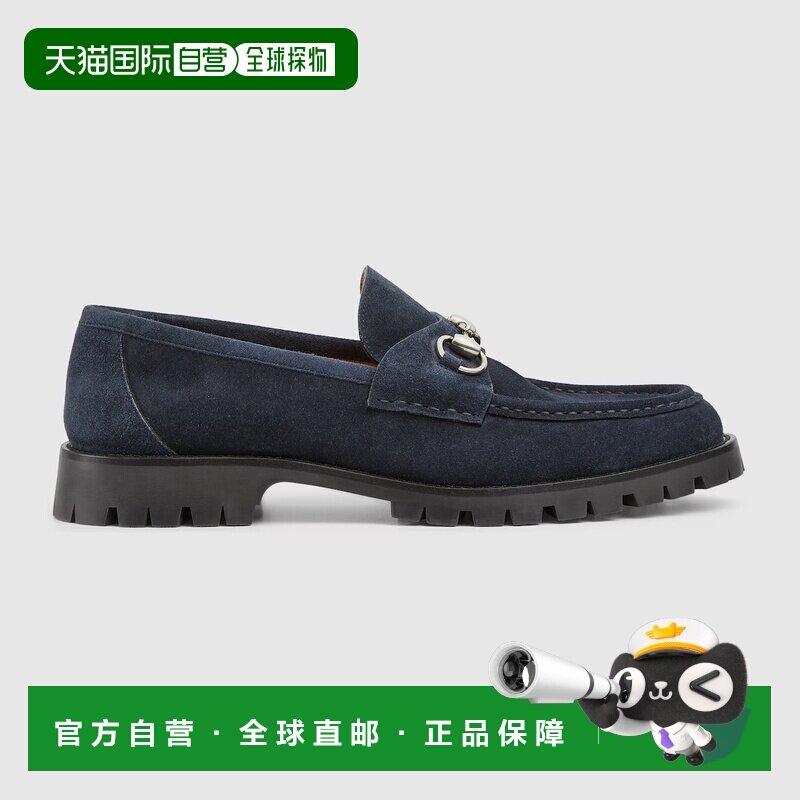自营欧洲直邮Gucci/古驰 男士马衔扣细节莫卡辛鞋男鞋乐福鞋