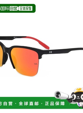 自营 Under Armour男士55毫米橙色太阳镜-黑红色 【美国奥莱】直