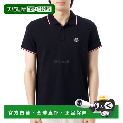 韩国直邮MONCLER 8A70300 84556 77X 短袖珠地网眼/领子
