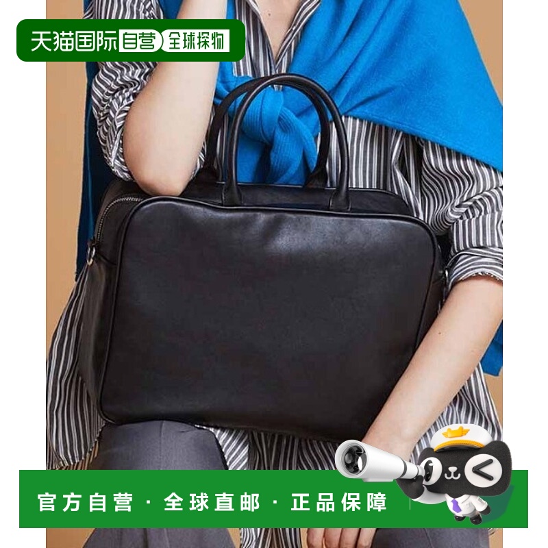 1h可退 日本直邮IEDIT 女士联名A4收纳简约风成人波士顿包 黑色 7