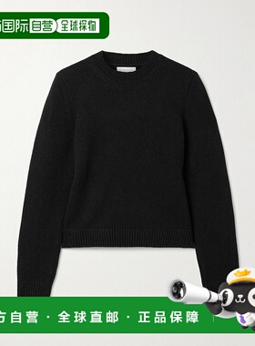 1h可退 香港直邮KHAITE 女士 Leta 羊绒毛衣 9734650 black黑色