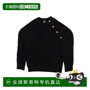 BX9P80KZ3317930OR 1h可退 香港直郵BALMAIN 男童衛(wèi)衣 黑 AW2025