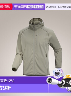 加拿大直邮始祖鸟Delta Hoody男士户外运动高性能轻量抓绒连帽衫