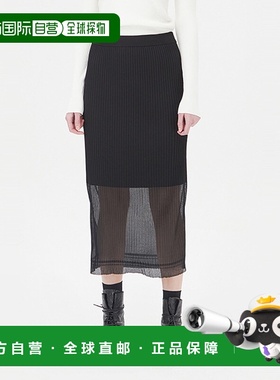 韩国直邮SISLEY 女士半身裙 SAKS01411BK正品时尚百搭 高级感