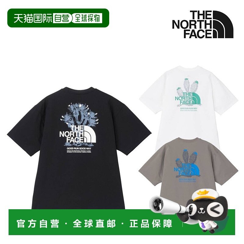 日本直邮THE NORTH FACE 短袖 Free Run ES Graphic Crew 男女款T