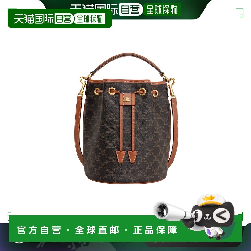 香港直邮Celine 思琳 女士 CLARA 抽绳单肩包 116882FQM