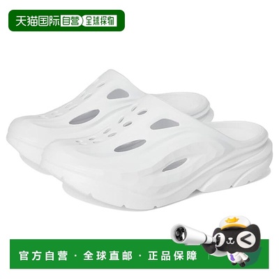 1h可退 香港直邮Hoka One One 男士 Ora Recovery 凉拖 white白色