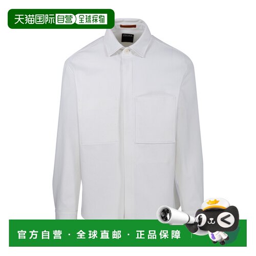 香港直邮Z ZEGNA 男士衬衫 UBI81A5400B100 AW2023【付后1h可退】