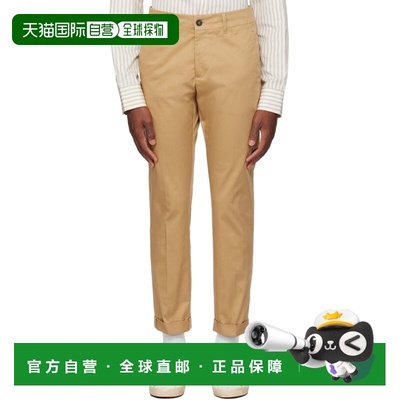 付款1h内可退 香港直邮GOLDEN GOOSE 男士 驼色 Straight 长裤 GM