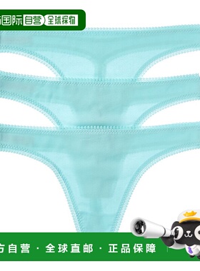 自营on gossamerOnGossamer 3pk Hip-G Thong - green 美国奥莱直
