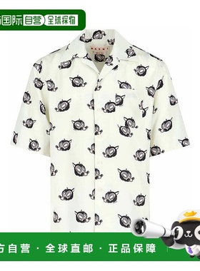 香港直邮MARNI 男士衬衫 CUMU0213A5UTVA51WOW09 AW2025 白色