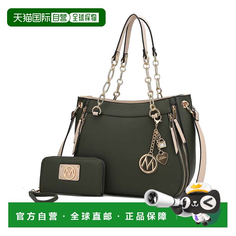 自营mia k collectionLina 女士单肩包和钱包套装，Mia K 出品 -图片