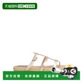 metal金属色 1h可退 舒 女士 帆布面凉鞋 香港直邮潮奢 CastaÑer