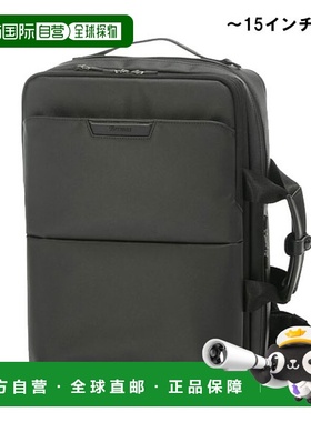 日本直邮BERMAS 3WAY背包45cm EX6cm黑色商务背包单肩包商务旅行6