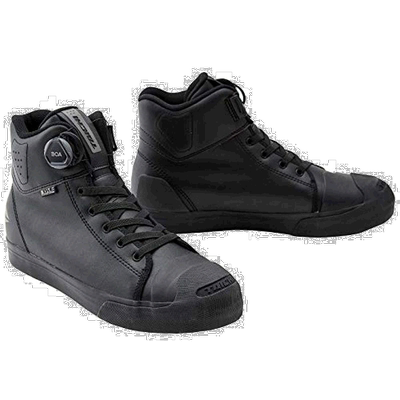 【日本直邮】RSTAICHI摩托车配件骑士骑行保护鞋靴RSS011全黑25.0