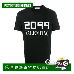 SV0MG04E5SJ 99新未使用 香港直邮Valentino logo印花休闲T恤