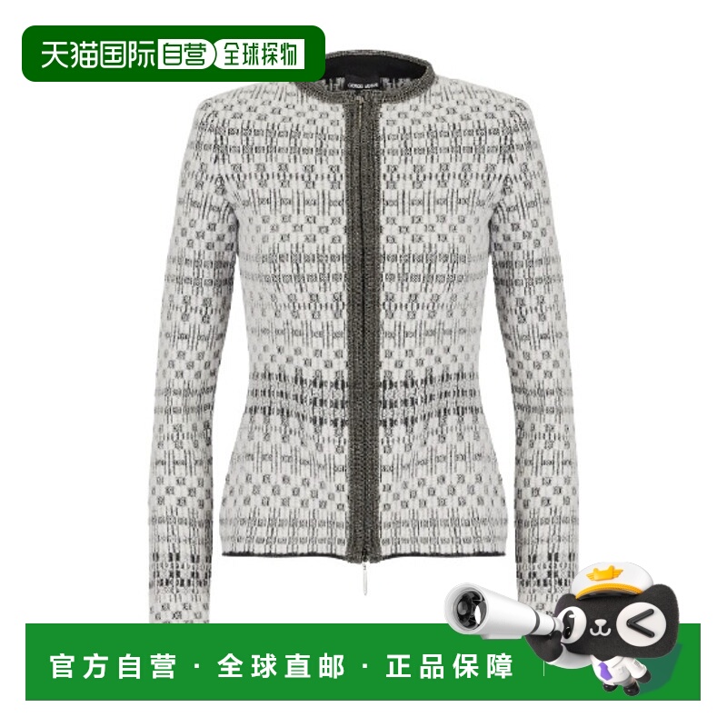 香港直邮Giorgio Armani 徽标休闲夹克 6LAG08AM37Z羊绒