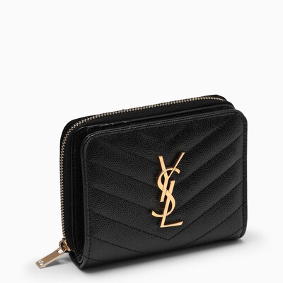 SAINT LAURENT 女士钱包 668288BOW011000 CO 黑色