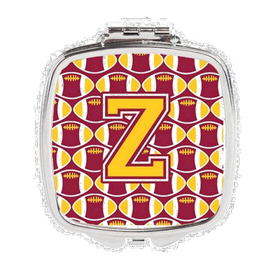 自营 Carolines Treasures CJ1081-ZSCM 字母 Z 足球栗色和金色紧