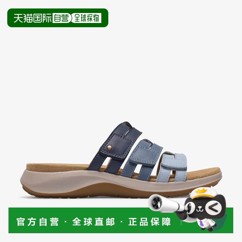 加拿大直邮Clarks Maelynn Abby 女士凉鞋与人字拖厚底图片