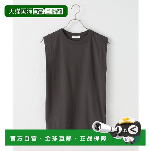 1h可退 日本直邮IENA ATON/艾顿 FRESCA单层针织无袖针织衫服饰