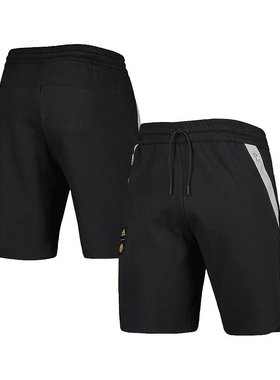 阿迪达斯|男款黑色奥兰多城足球俱乐部 2023 赛季球员旅行短裤