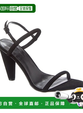 自营 Rebecca Minkoff Darren 皮革高跟鞋 - 黑色 美国奥莱直发