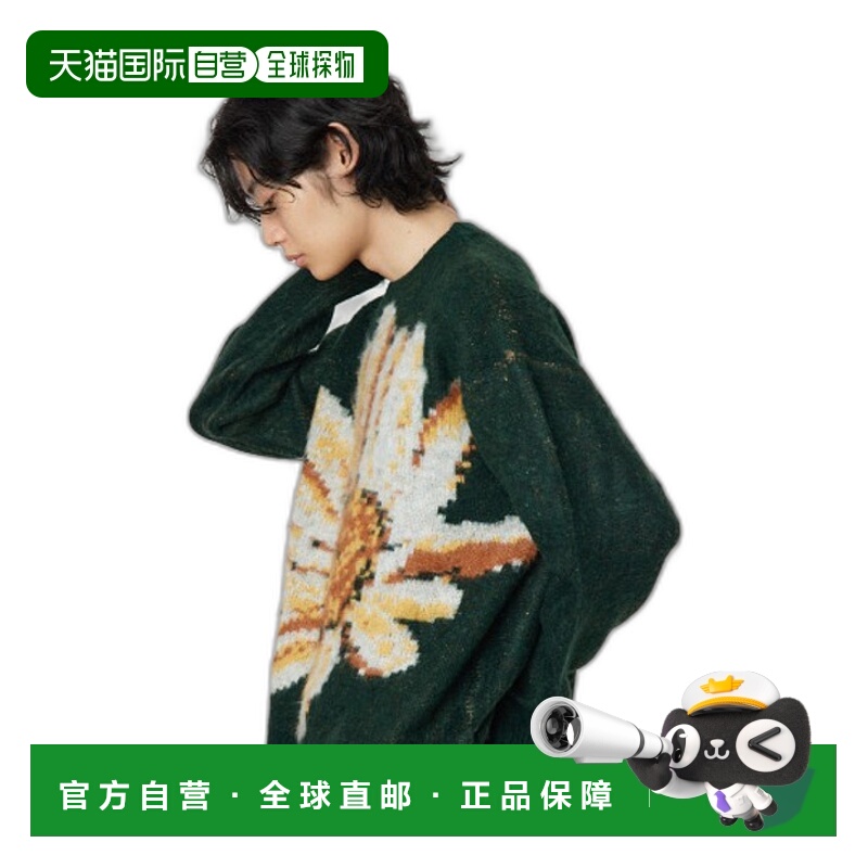 1h可退 日本直邮RODEO CROWNS 女士大花图案针织上衣 421ISR70003