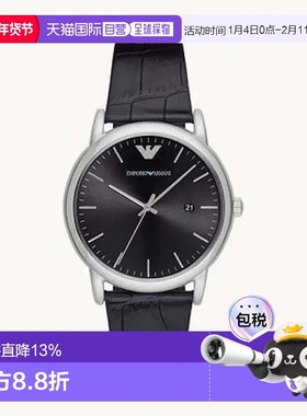 香港直邮EMPORIO ARMANI阿玛尼男款手表石英机芯黑色ARM_AR2500