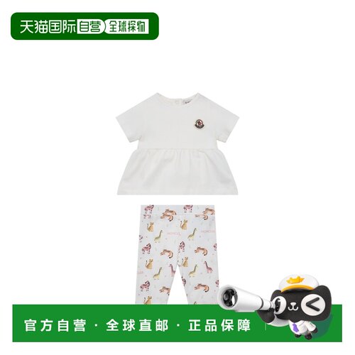 香港直邮MONCLER 女童套装 8M00007K89BB5F00 CO 花色 T-SHIRT WI