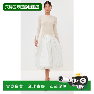 1h可退 香港直邮Simkhai 女士 Kenlie 高领中长连衣裙  舒适时尚