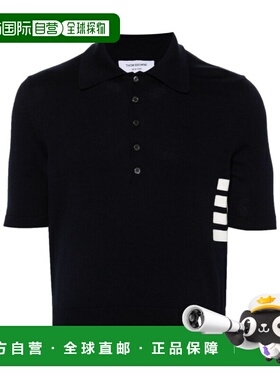 香港直邮THOM BROWNE 男士T恤 MKP135AY3043415 SS2025 黑色