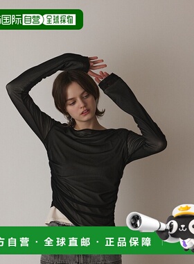 1h可退 日本直邮Diagram 女士重叠设计层次感上衣 0325142385