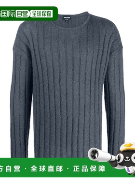 香港直邮Giorgio Armani 圆领长袖毛衣 3RSM12SM08Z