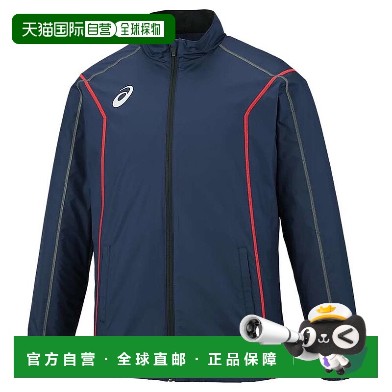 日本直邮ASICS 2031E059 针织衬里 Breaker 夹克（缝线/再生材料