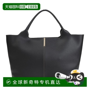 黑色 自營 tod s黑色皮革Ebr中號購物袋 美國奧萊直發(fā)