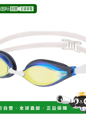 日本直邮View 缓冲赛车风镜 AILE 镜面型 蓝色 x