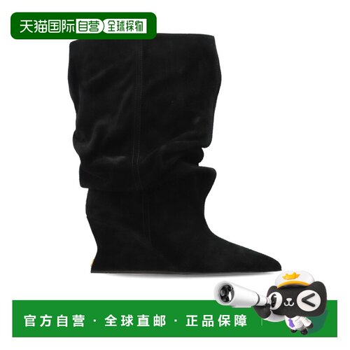 1h可退 香港直邮BALMAIN 女士靴子 HN1TA181LCTA0PA AW2026 黑色