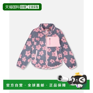 自营deux par deuxSherpa Jacket Pink Flowers - pink flowers