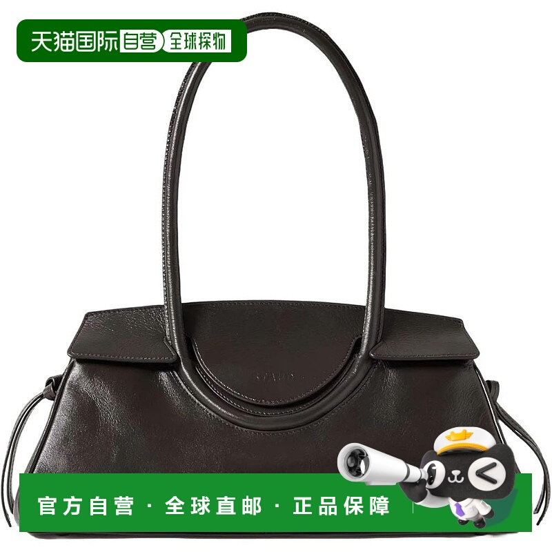 自营Staud Women's Maude Leather Shoulder Bag, Espresso - esp