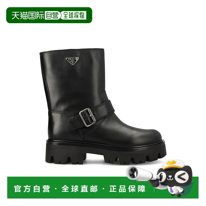 1h可退 香港直邮PRADA 女士靴子 1U187OUZEF0002AI25 AW2025 黑色