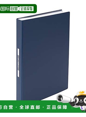 【日本直邮】Lihit Lab ALTNA固定式文件夹 A4 60口袋 藏青色N775