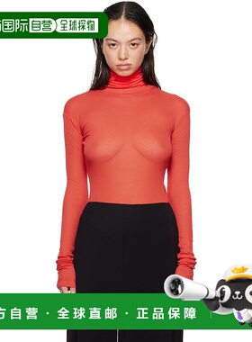 1h可退 香港直邮潮奢 BITE 女士 红色 Long Sleeve Roller 高领衫