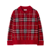 AW2025 81094611 红色 男童针织衫 BURBERRY