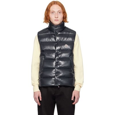 Moncler 盟可睐 男士 海军蓝 Tibb 羽绒马甲 J20911A0009668950