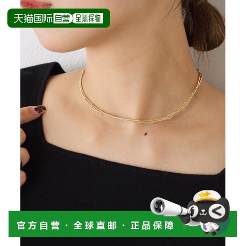 日本直邮Jenau espace merveilleux 女士 结绳设计纤细项链 GOZ10